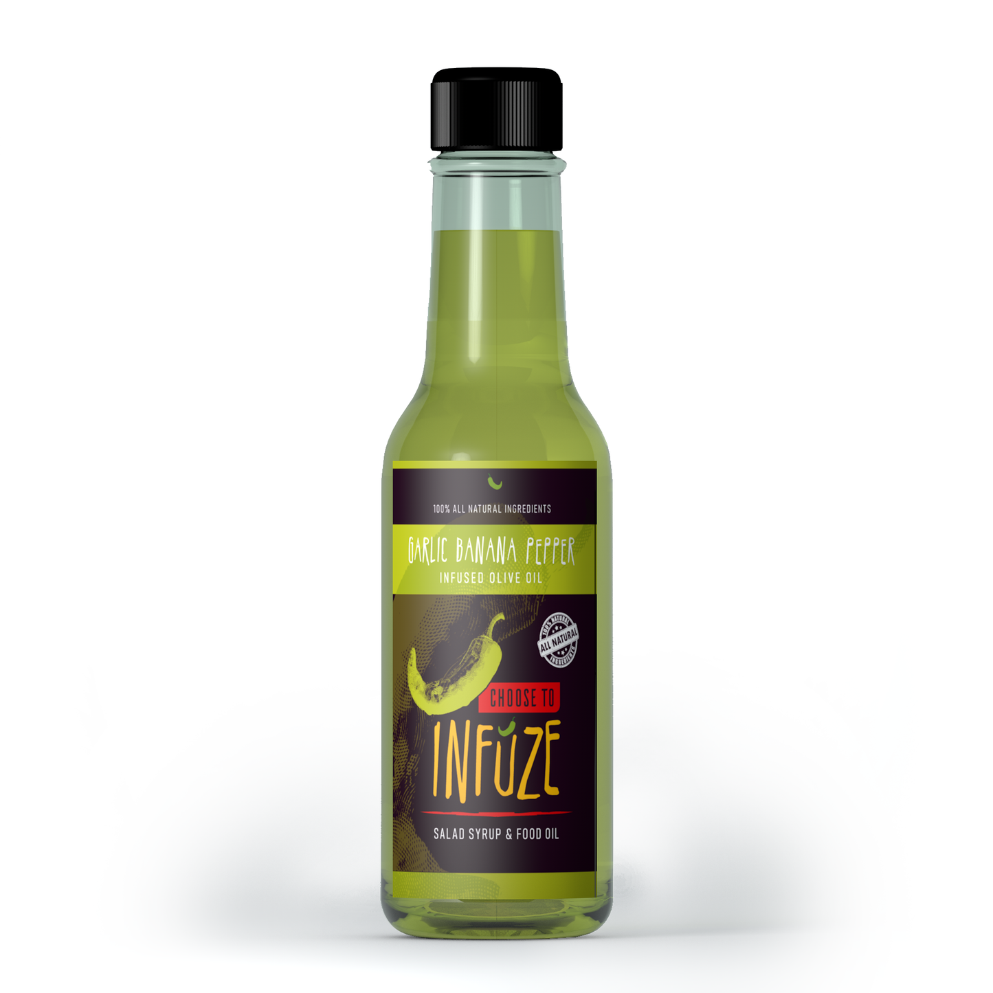 Garlic Banana Pepper Infused Olive Oil 150 ml (5 oz)