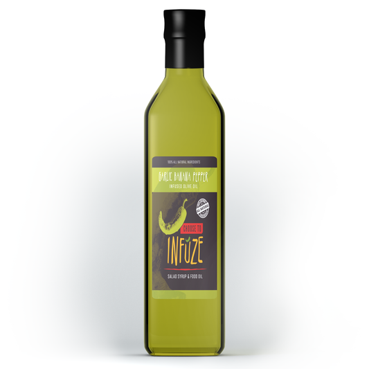 Garlic Banana Pepper Infused Olive Oil 250 ml (8.5 oz)